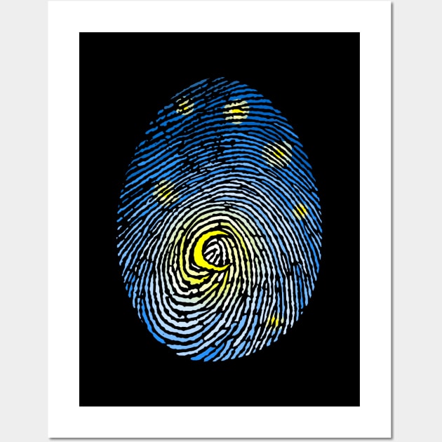 Aurora Fingerprint Wall Art by Tobe_Fonseca